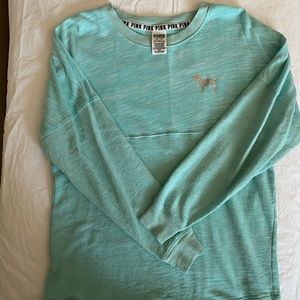 Blue long sleeve top from PINK